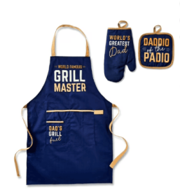 Father's Day Blue Grill Master Gift Set, 3 Pieces, by Way To Celebrate