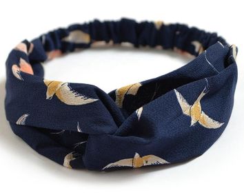 Women's Retro Style Printed Headband (Option: HB004b)