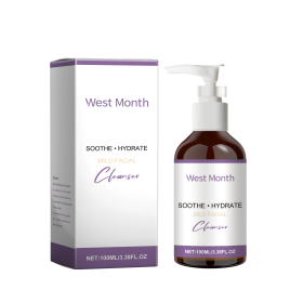 West&Month Moisturizing Cleanser Cleans Pores, Balances Oils, Refreshes And Nourishes Skin (Option: 100ml-143g-5.11*1.85*1.85inch)
